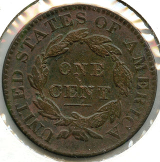 1830 Coronet Head Cent Penny - Large Letters - Philadelphia Mint - MJ070