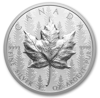 2024 Canada Pulsating Forest Maple Leaf 1 Oz Silver UHR Reverse Proof $20 Coin