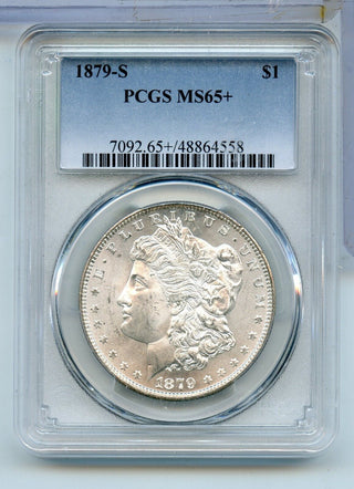 1879-S Morgan Silver Dollar PCGS MS65+ San Francisco Mint - KR885