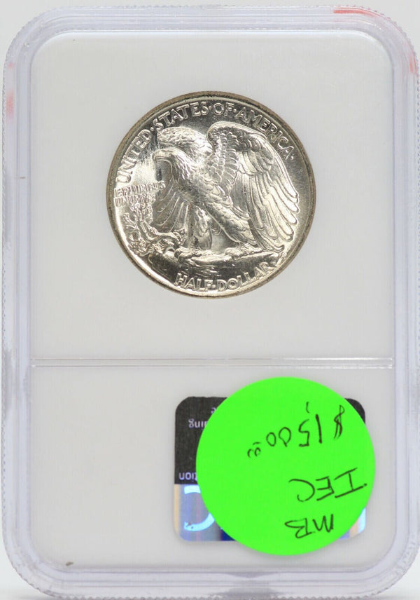 1945 Walking Liberty Silver Half Dollar NGC MS67 Certified - Philadelphia JD377