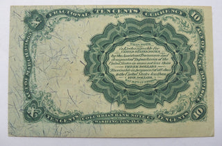 Ten Cents Fractional Currency - United States Note - J964