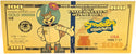 $100 Sandy Cheeks Spongebob Cartoon Novelty 24K Gold Foil Plated Note Bill XX051