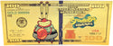 $100 Mr Krabs Spongebob Cartoon Novelty 24K Gold Foil Plated Note Bill XX052