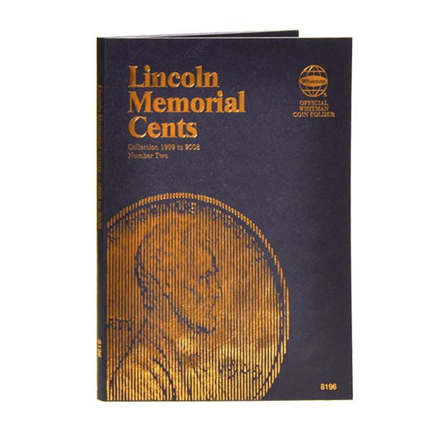 Coin Folder - Lincoln Memorial Cents 1999 - 2008 Set Pennies Whitman 8196 Album