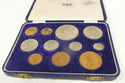 1952 South Africa Nine Coin Proof Set With Gold Coins & Original Box -DN550