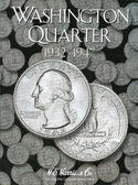 Coin Folder Washington Quarters 1932 - 1947 Set - Harris Album 2688 Collection