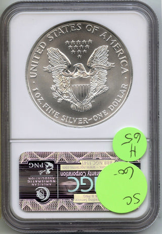 1999 American Eagle 1 oz Silver Dollar NGC MS69 Certified Bullion Ounce - H65