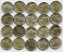 Roll of 1944-P Jefferson Wartime Silver War Nickels - Philadelphia Mint - G704
