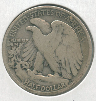 1917-P Silver Walking Liberty Half Dollar 50c Philadelphia Mint  - KR204