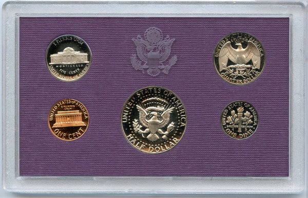 1984-S United States US Proof Set 5 Coin Set San Francisco Mint