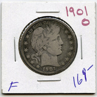 1901-O Barber Silver Half Dollar - New Orleans Mint - A686