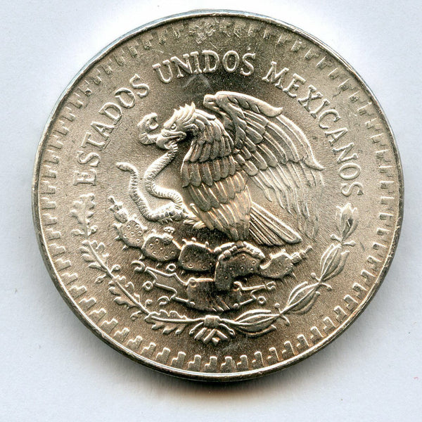 1985 Mexico Onza Libertad 1 oz Silver 999 Coin Moneda Plata Pura - JK877