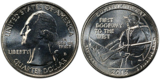 2016-D Cumberland Gap Kentucky NP ATB 25C Unc Quarter Denver mint 064