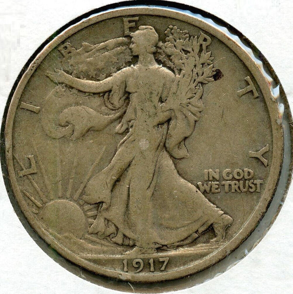 1917 Walking Liberty Silver Half Dollar - Philadelphia Mint - RC606