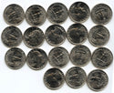 1992-D Washington Quarters 38-Coin Roll BU Uncirculated - Denver Mint - B587