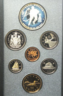 1993 Canada Proof Coin Set & Stanley Cup Hockey Silver Dollar - CC742