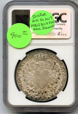 1918-R Eritrea Italy Talero Silver NGC MS61 Certified Coin - JP588