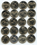 1974-D Washington Quarters $10 Roll 40-Coins - Denver Mint - Uncirculated - B407