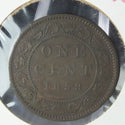 1859 Canada Cent 1C One Large Cent Bronze Coin Queen Victoria LH007