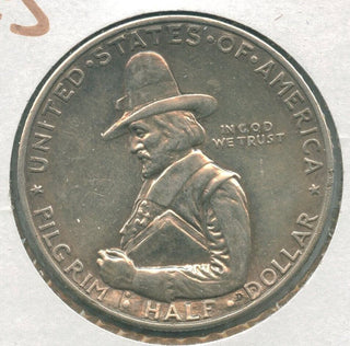 1920 Pilgrim Tercentenary Celebration Silver Half Dollar 50c Commemorative-KR200