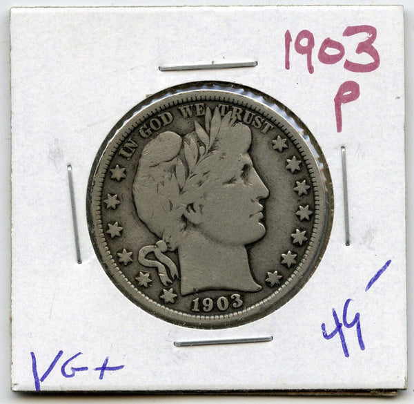 1903 Barber Silver Half Dollar - Philadelphia Mint - A670