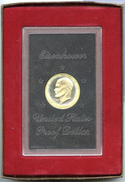 1974-S Eisenhower Ike Proof Dollar $1 San Francisco Mint -Toned Coin- DM621