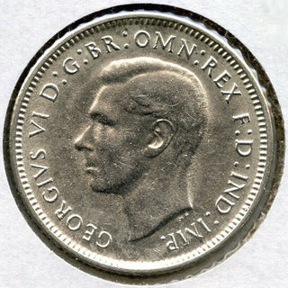1943-S Australia Silver Coin Shilling - King George VI - E209