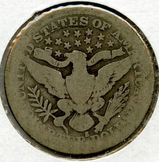 1914-S Barber Silver Quarter - San Francisco Mint - JL769