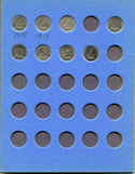 Canada Canadian Dime Collection Whitman 47 Coin Collection Silver - JN732