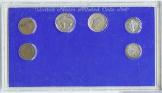 1909, 1938, & 1916 United States US Mint 6 Coin Set & Holder -DN347