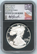 2021-W Proof Silver Eagle 1 oz NGC PF70 First Day T2 Michael Gaudioso - CA912