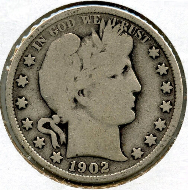 1902-P Barber Silver Half Dollar - Philadelphia Mint - BQ824