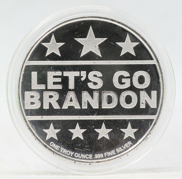 Let's Go Brandon America 999 Silver 1 oz Round Roll of 20 - USA MAGA 2024 Trump