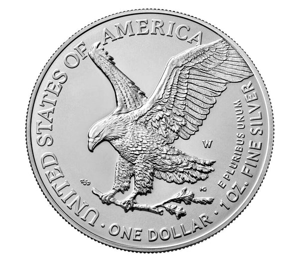 2022 American Eagle Burnished One Ounce Silver Uncirculated Coin US Mint - JN491