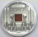 2018 Forbidden City Beijing 999 Silver 1 Kilo $50 Coin Palau Agate Ma Tao - B158