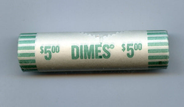1983-P Roosevelt Dime $5 Roll Uncirculated 10c 50 Coins - JP167