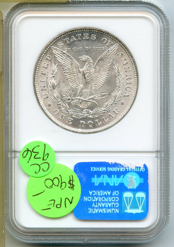 1878 8TF Morgan Silver Dollar NGC MS64 Certified - Philadelphia Mint - CC936