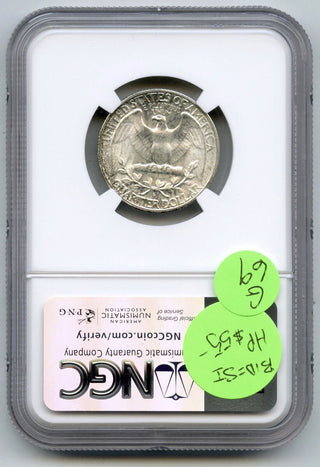 1947-S Washington Silver Quarter NGC MS66 Certified - San Francisco Mint - G69