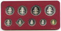 1984 Bahamas Proof Coin Set OGP Franklin Mint - A426