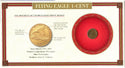 1857 Flying Eagle Cent Penny + Info Cachet - Philadelphia Mint - DM218