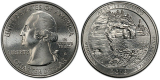 2018-D Apostle Islands Wisconsin Park NP ATB 25C Unc Quarter Denver mint 084