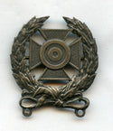 US Army Expert Marksman Sterling Silver Badge WWII WW2 Pin World War - JK906