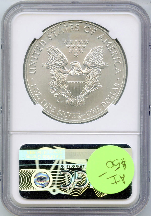 1995 American Silver Eagle 1 Oz NGC MS69 Certified Coin $1  -DM523
