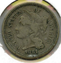 1881 3-Cent Nickel - Three Cents - C692
