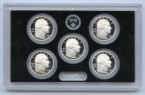 2022 American Women Quarters Silver Proof 5-Coin Set - United States US Mint OGP