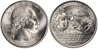 2023-P Bessie Coleman American Women Quarter 25C Unc Philadelphia Mint 011
