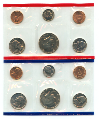 1989 United States Uncirculated US Mint Coin Set -OGP Philadelphia & Denver