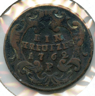 1762-P Austria Coin - Ein Kruzer - CC816