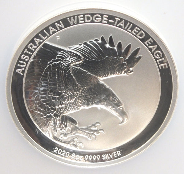 2020-P Australia $8 Wedge-Tailed Eagle Incuse NGC PF70 Ultra Cameo 1st Day CA514