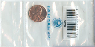 2019-W Lincoln Shield Cent Uncirculated Coin Sealed Us Mint - KR437